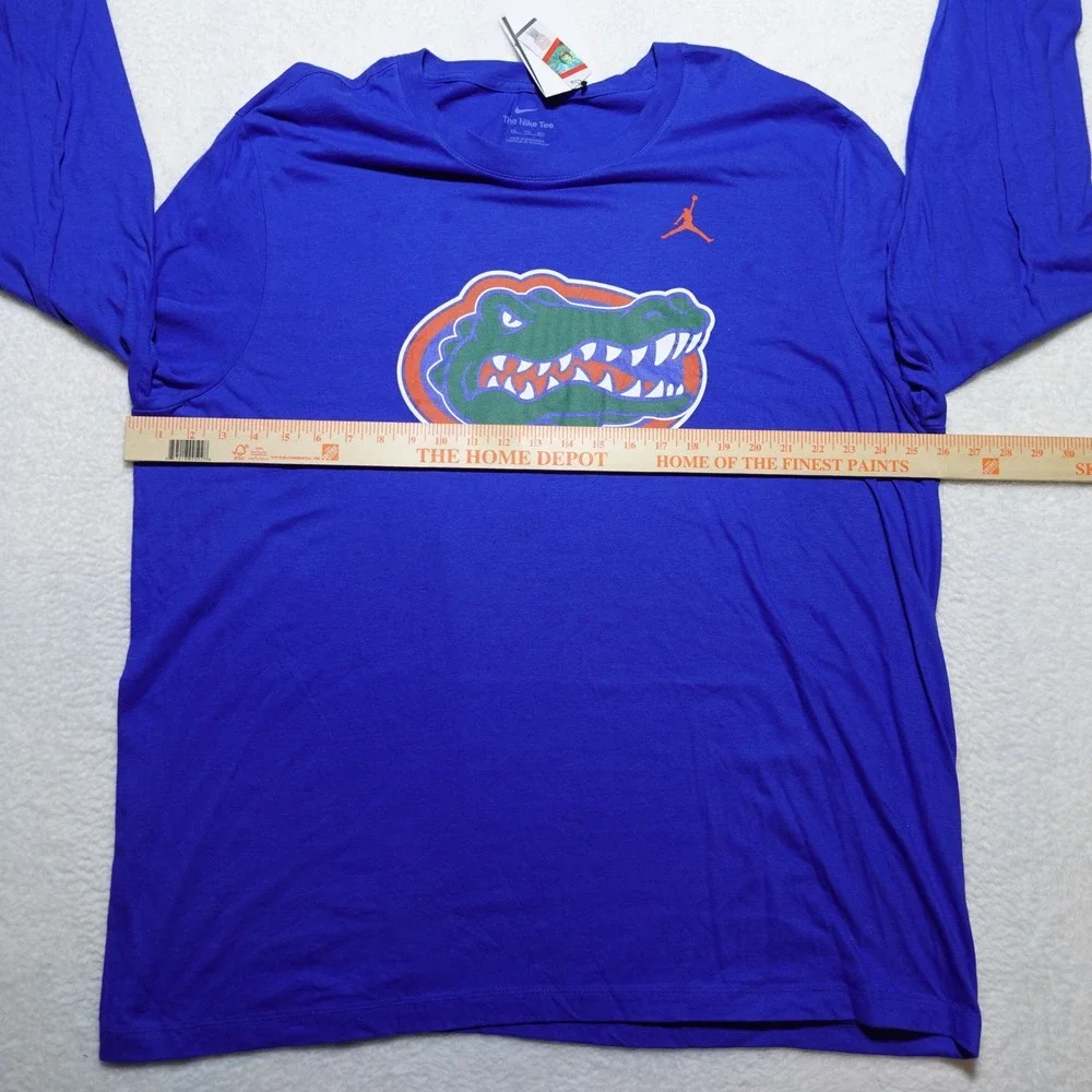 Jordan Florida Gators Long Sleeve T-Shirt Men's XXL Blue NKAC-4EV-UFN-2KX